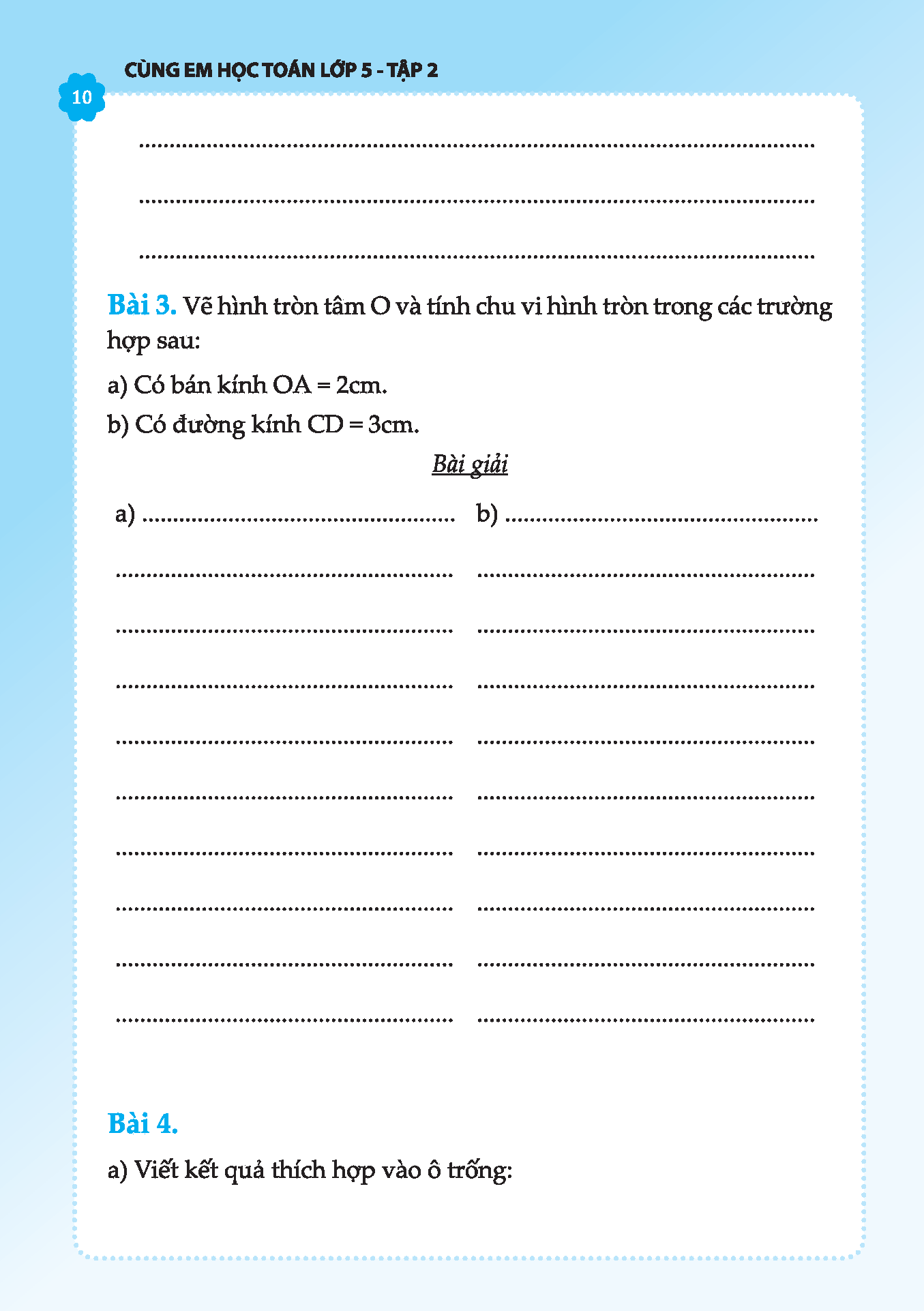 Cùng em học Toán lớp 5 - tập 2( bản màu)