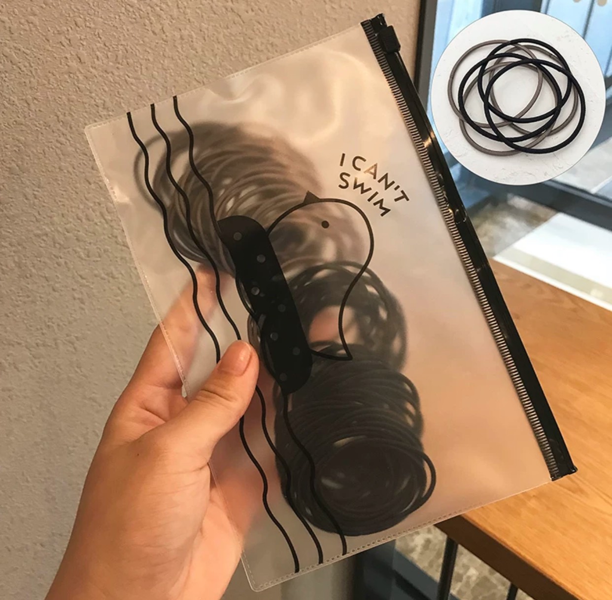 Set 100 chun buộc tóc trơn nhiều màu