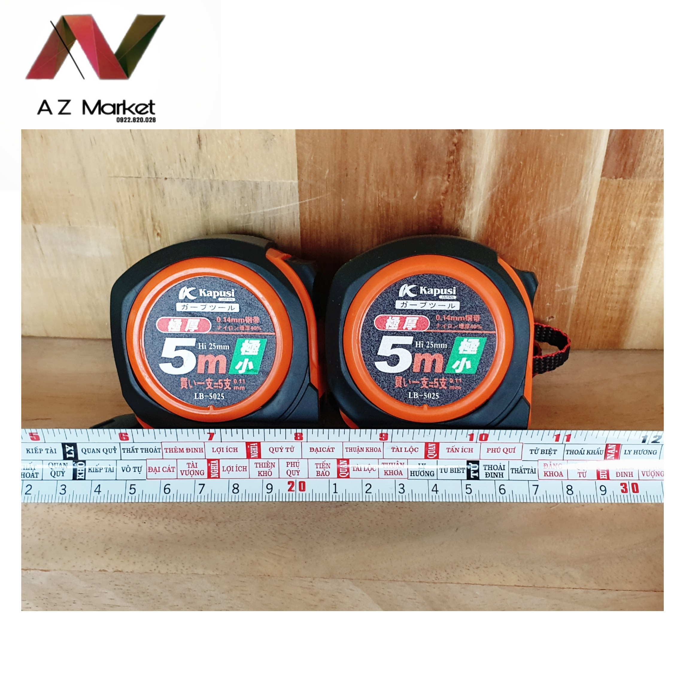 Kapusi-Thước lỗ ban 2 hệ 5m cao cấp