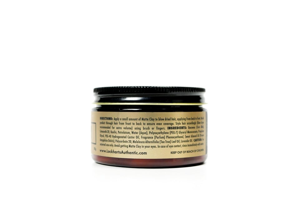 Sáp vuốt tóc Lockhart's Matte Clay Medium Hold