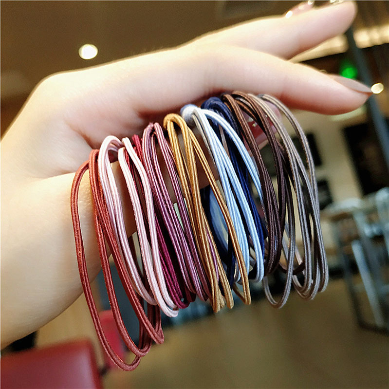 Combo 10 cái cột tóc đơn giản phong cách Ins