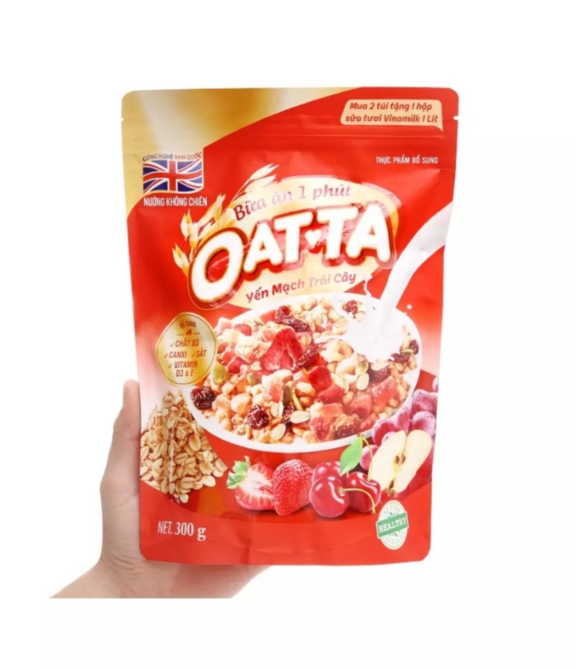 (HCM)  NGŨ CỐC OATTA TÚI 300G