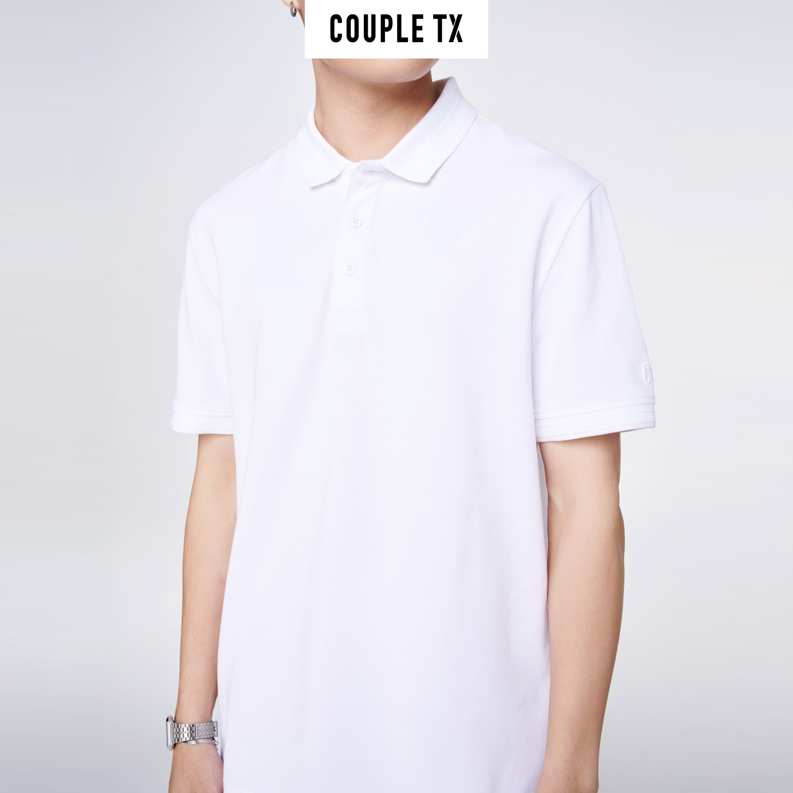 Men's Basic Polo Shirt Couple Tx - Cotton Turn-Down Collar T-Shirt, High Quality, Elegant, Luxurious Regular Form Mpo 1351