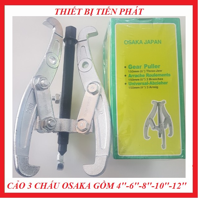 [HCM]Cảo 3 Chấu DFJ - Osaka Japan Hàng Cao Cấp Full Size Từ 3'' - 12'' Đa Năng Siêu Bền (Chính Hãng)