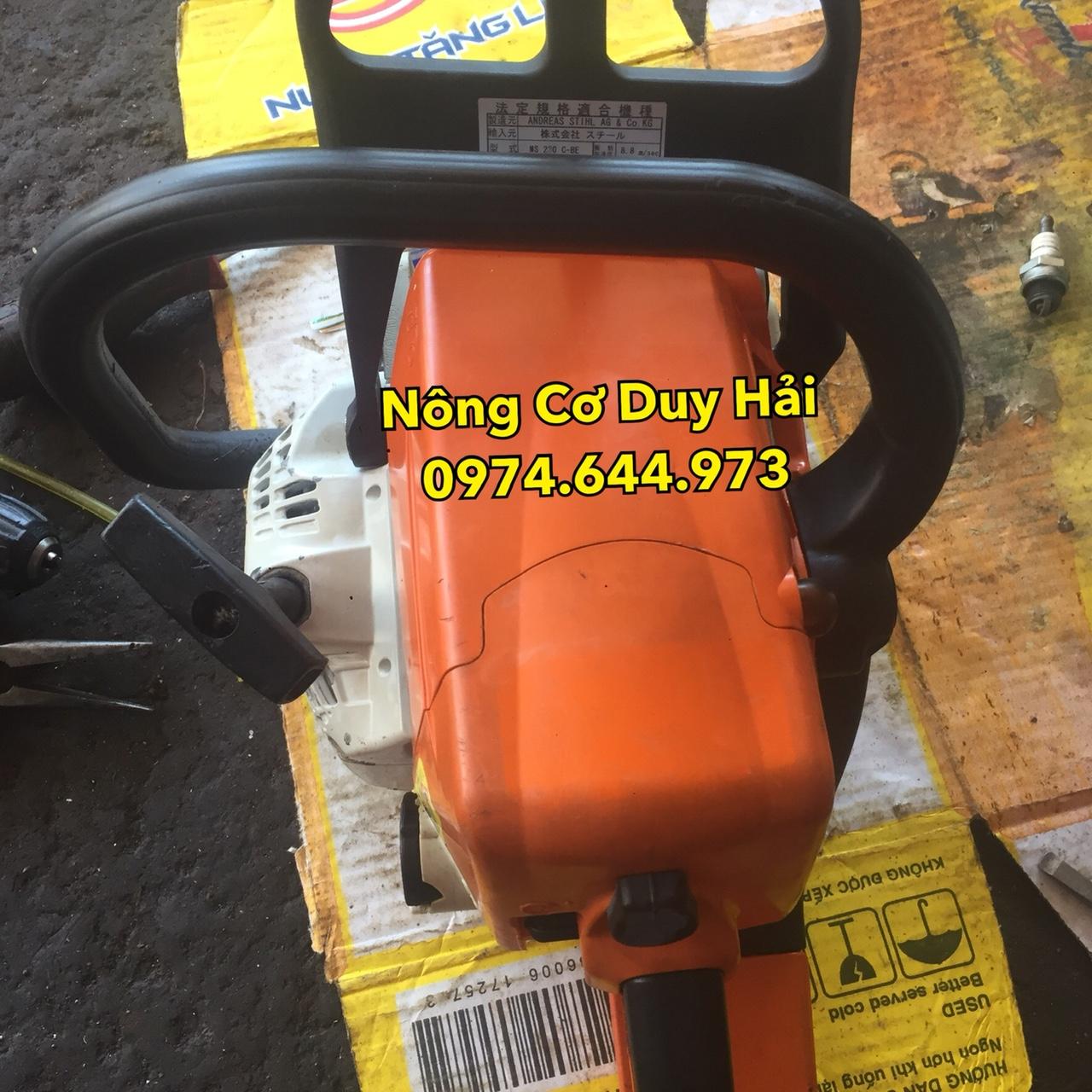 máy cưa xích chạy xăng stihl 230 - hàng bãi còn 80%