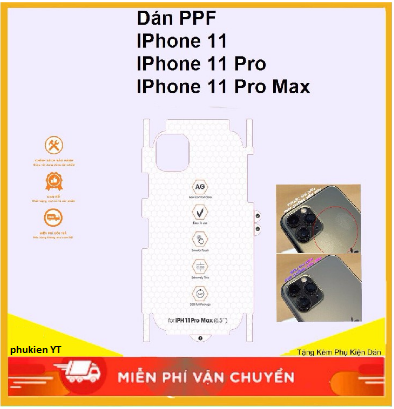Dán nhám PPF mặt Sau từ Iphone 6/6s/ đến 11 Pro Max Chống Vân Tay chống xước Chính Hãng AG