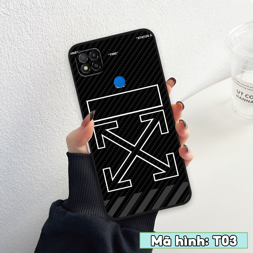Ốp lưng Xiaomi Redmi 9C in hình nikee, off whitee thời trang