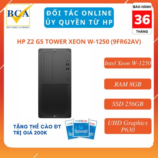 Bảng giá Máy trạm HP Z2 G5 Tower Xeon W-1250 (3.30 GHz/12MB) Workstation - 9FR62AV Phong Vũ