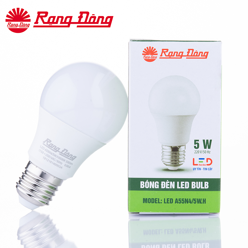 Bóng đèn Led bulb tròn A55N4 5W