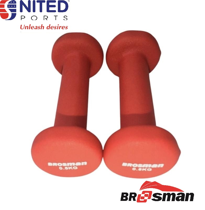 TẠ TAY CAO CẤP BROSMAN 0,5KG