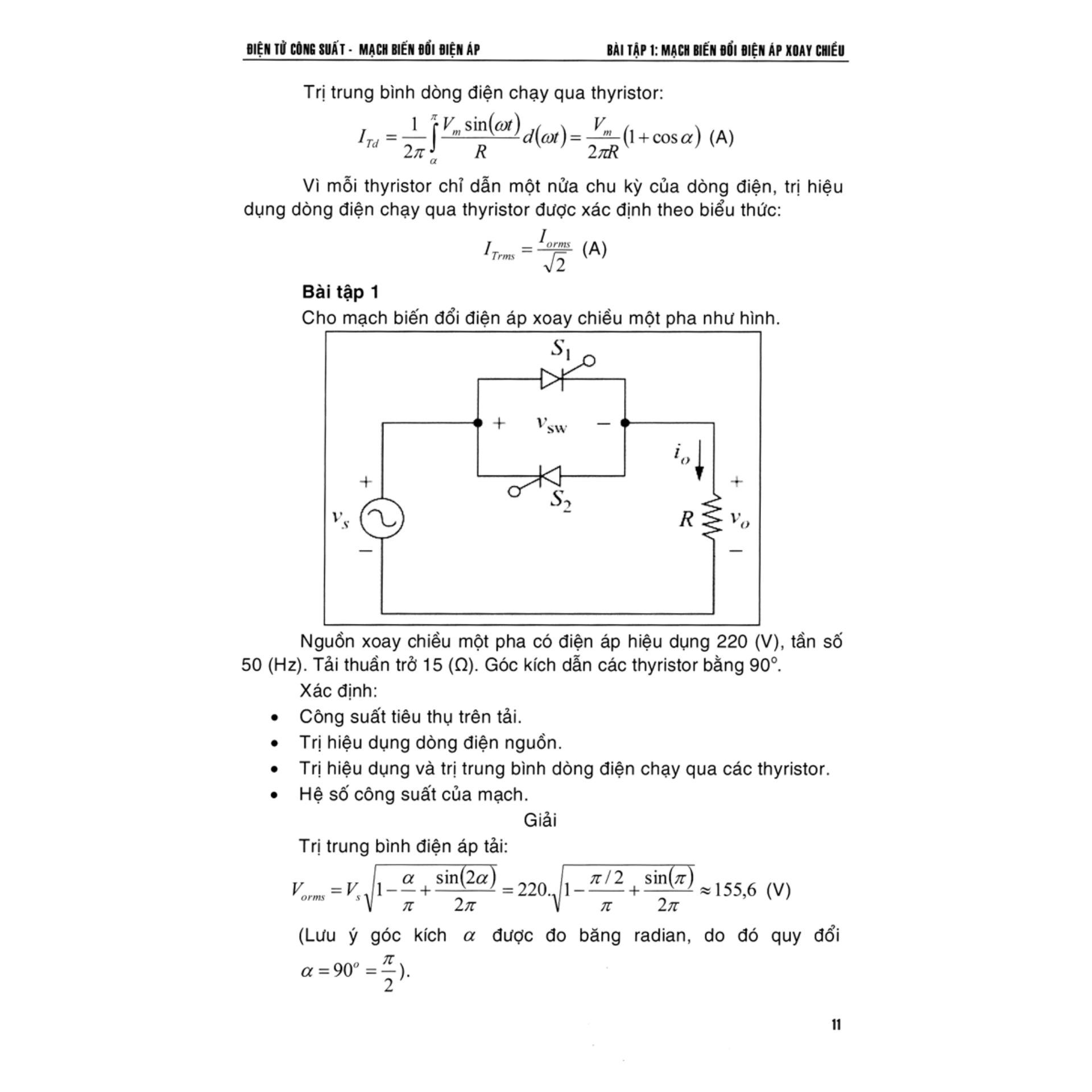 [HCM]Điện Tử Công Suất - Mạch Biến Đổi Điện Áp