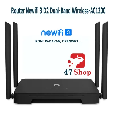 Bộ phát Router Wifi Newifi 3 D2 AC1200 - Rom PADAVAN OPENWRT Tiếng Anh