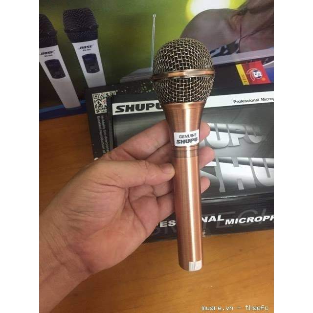 Micro có dây SHUPU 939 , 959  Karaoke cao cấp (Vỏ Hợp Kim)