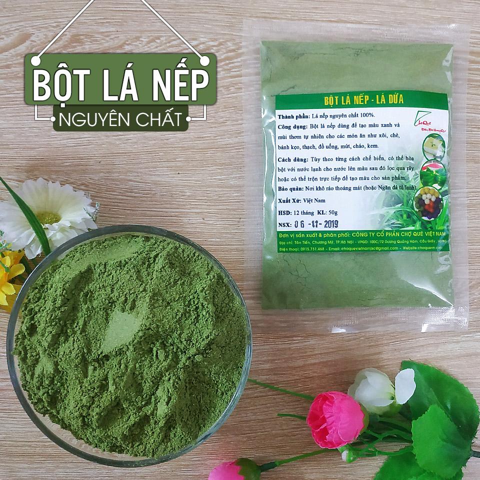Bột Màu Tự Nhiên Làm Thạch Rau Câu (Bột lá dứa) gói 100g