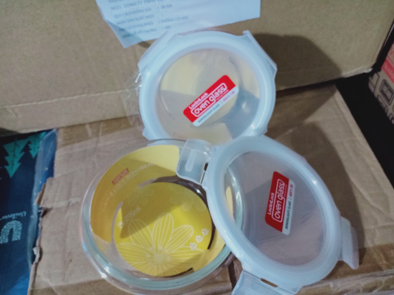 [HCM]Hộp thủy tinh lock and lock 400ml