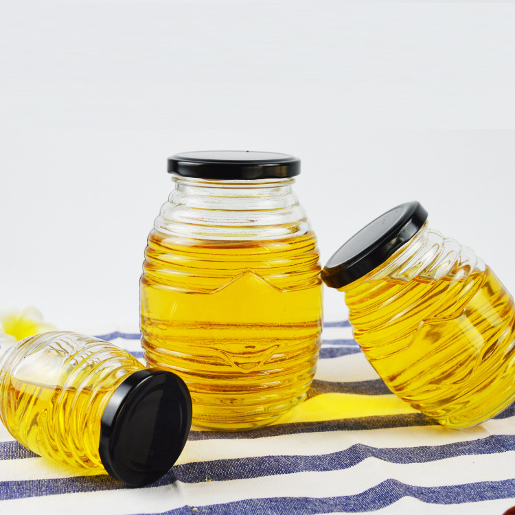 Hũ thuỷ tinh dáng ong đựng mật ong 350ml