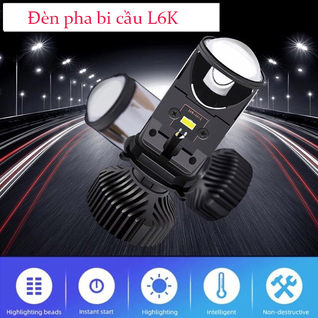ĐÈN PHA LED CHÂN H4 LẮP ĐC CHO Ô TÔ VÀ XE MÁY
