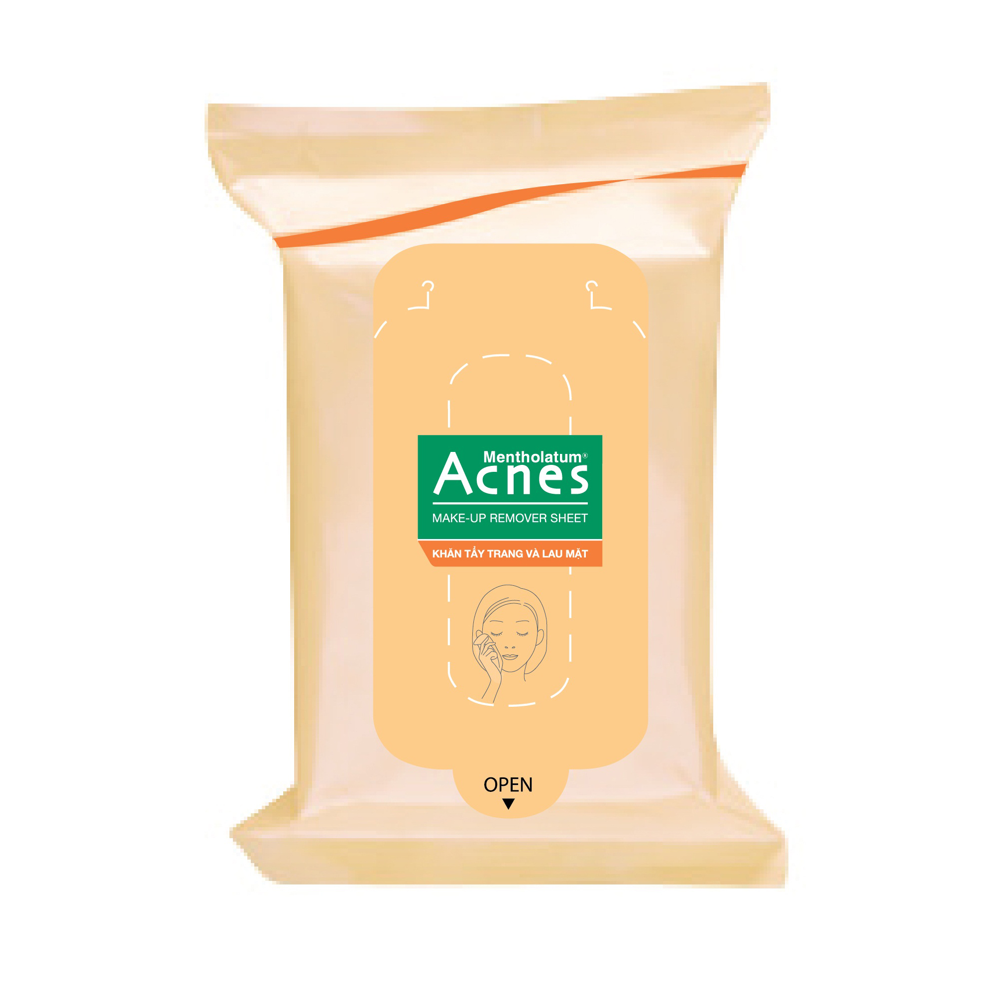 Bịch 20 Miếng Khăn Giấy Tẩy Trang ACNES Make Up Remover Sheet