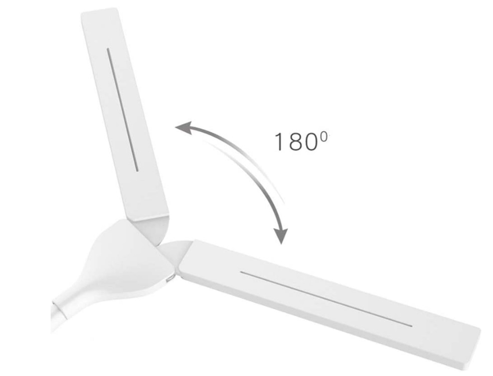 Đen Led để bàn, đèn bàn chống cận 2 nhánh cao cấp 2020