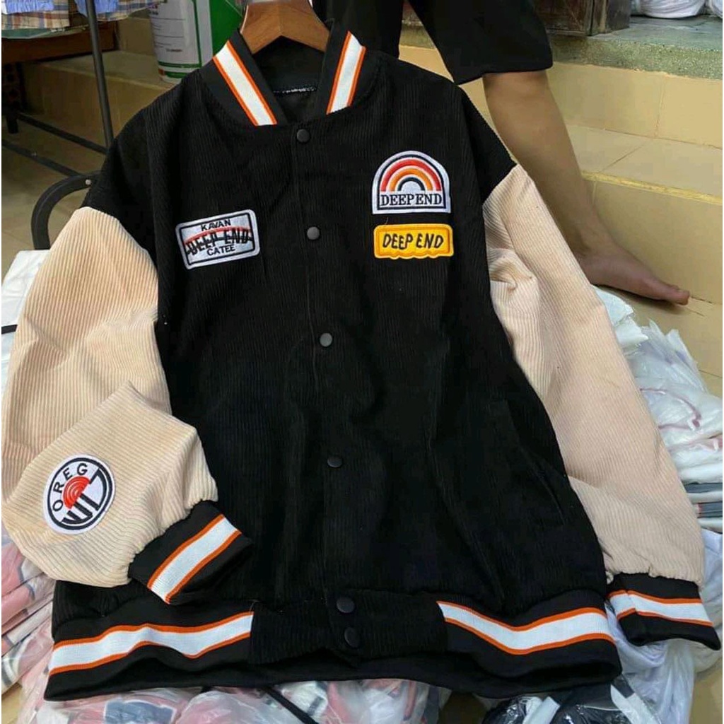 Áo bomber cầu vồng nhiều màu HARI