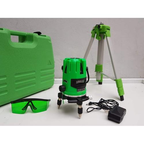 Máy cân mực laser 5 tia xanh Fervor