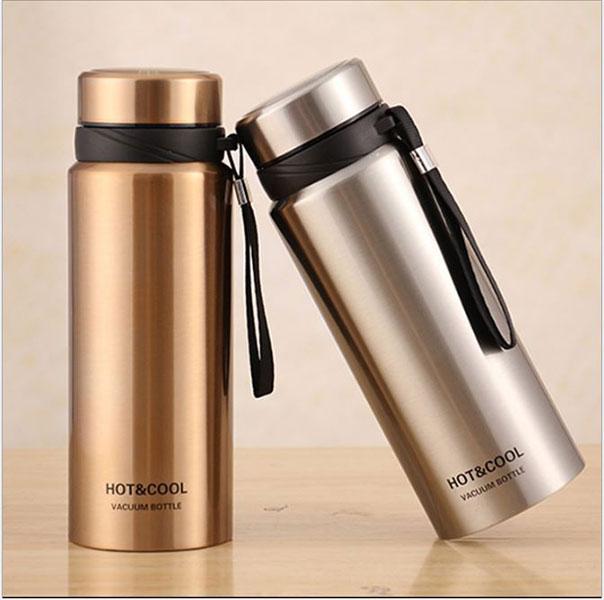 Bình giữ nhiệt inox 1100ml giữ nhiệt trên 15h có dây treo