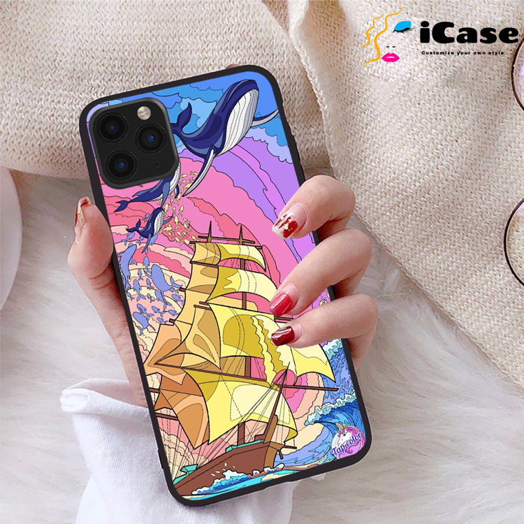 Ốp lưng iPhone 11 Pro Max viền dẻo TPU BST Purple