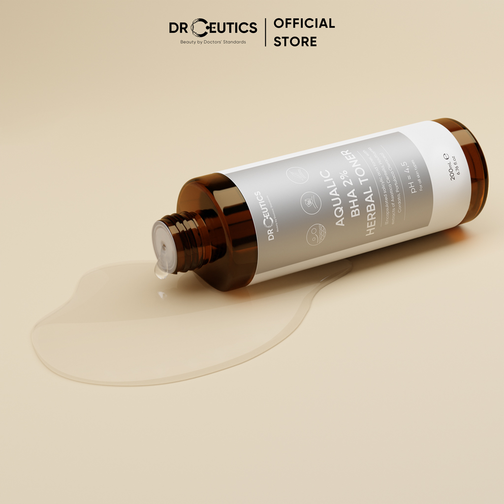 DRCEUTICS Dung Dịch Làm Sạch Và Cân Bằng Da BHA 2% AQUALIC (Nền Nước) - 200ml