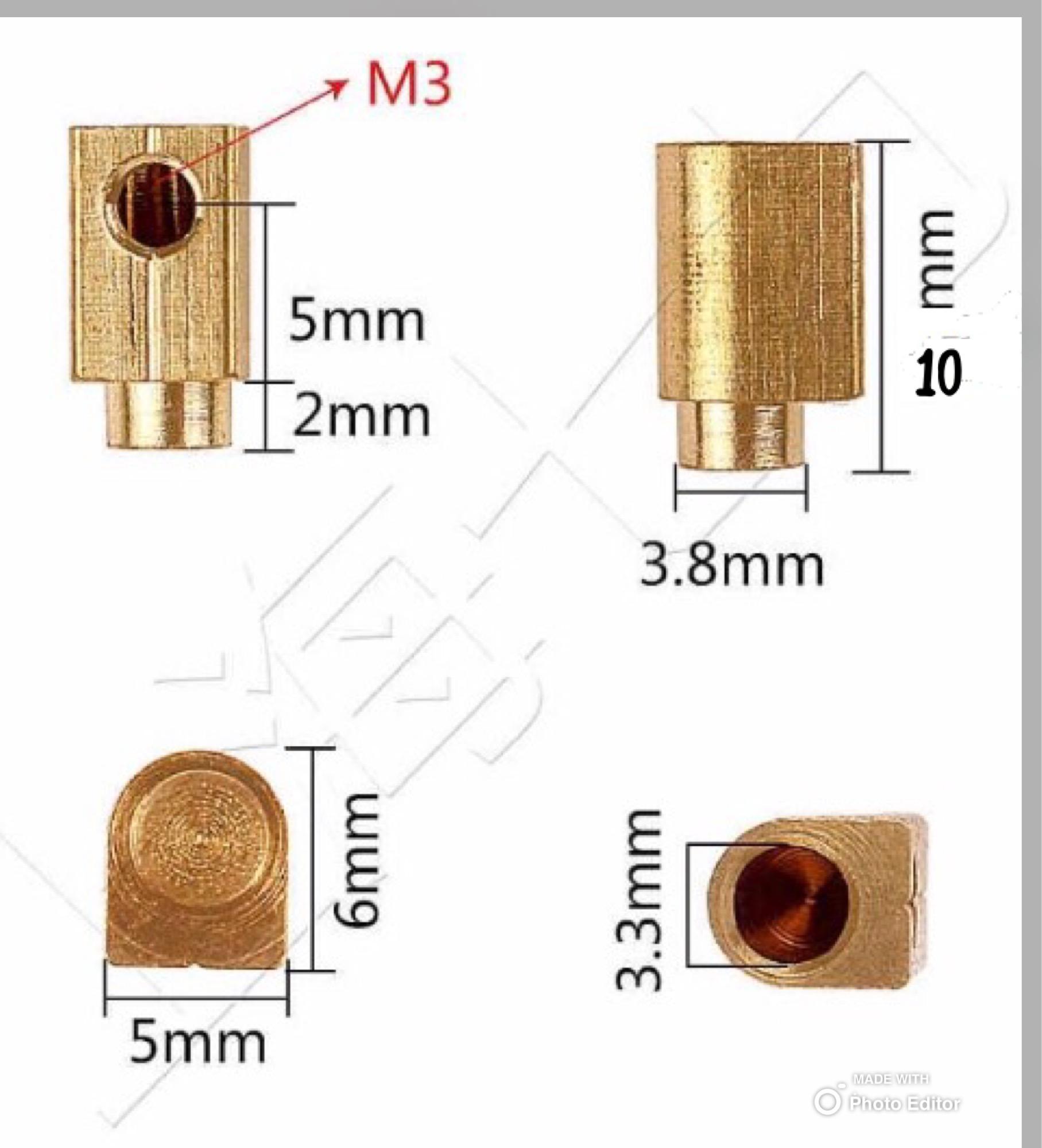Set 10 bộ cọc đồng M3-10mm cho smarthome