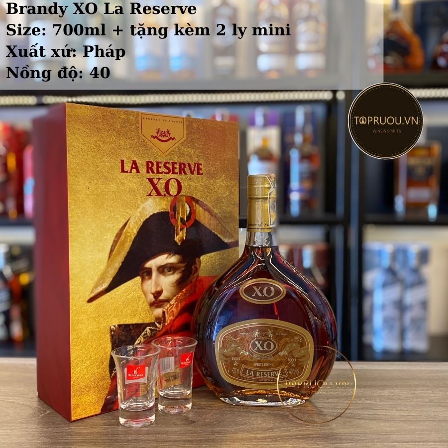 [Chính hãng] [topruou.vn] BRANDY XO LA RESERVE - 700ML - NK PHÁP