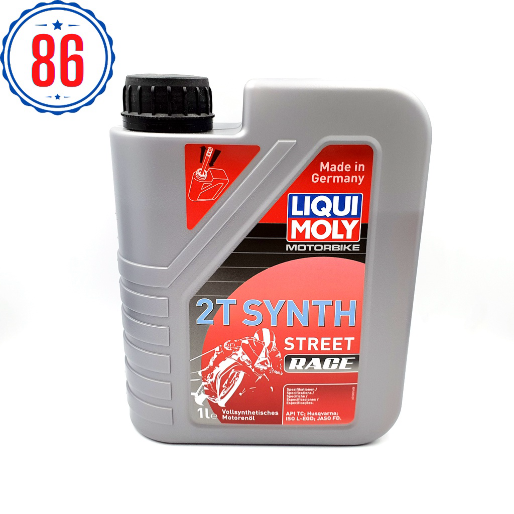 3x 1 Liter Liqui Moly 1505 Motorbike 2T Synth Street Racing Race