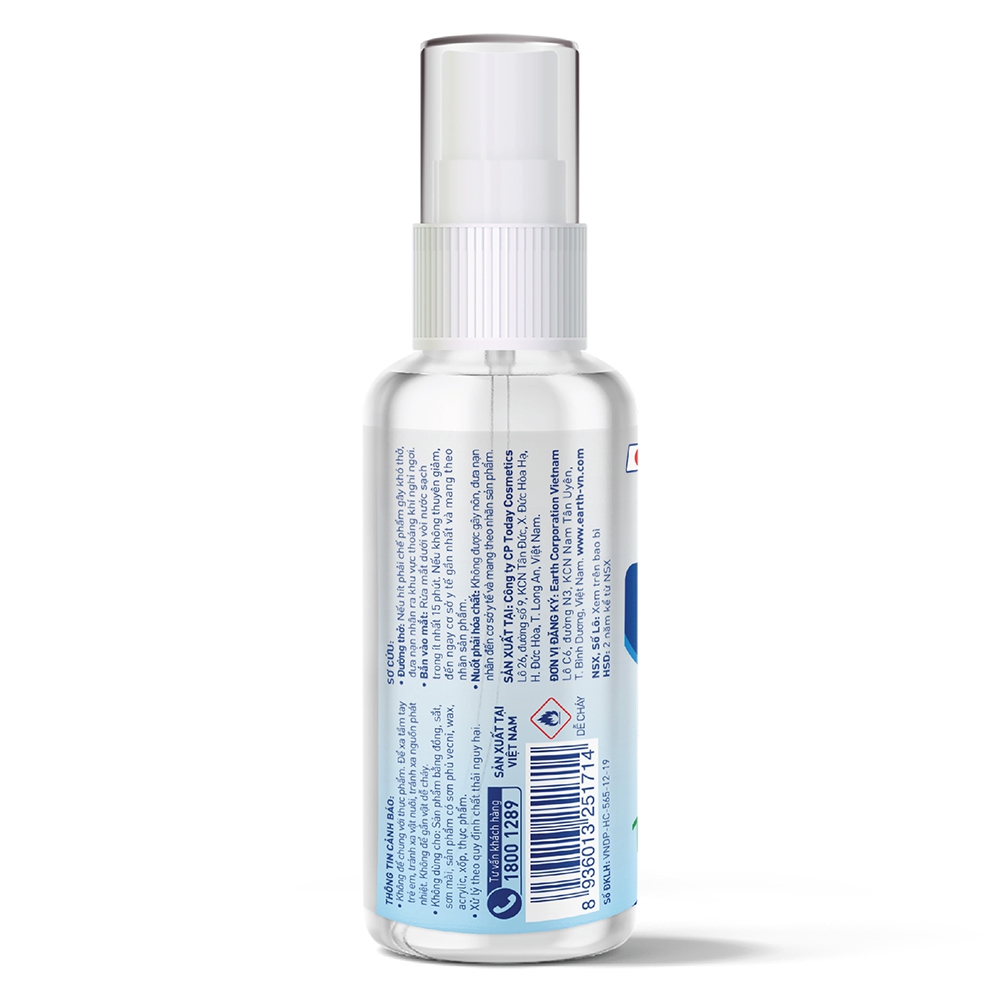 Xịt diệt khuẩn Natuearth 60ml