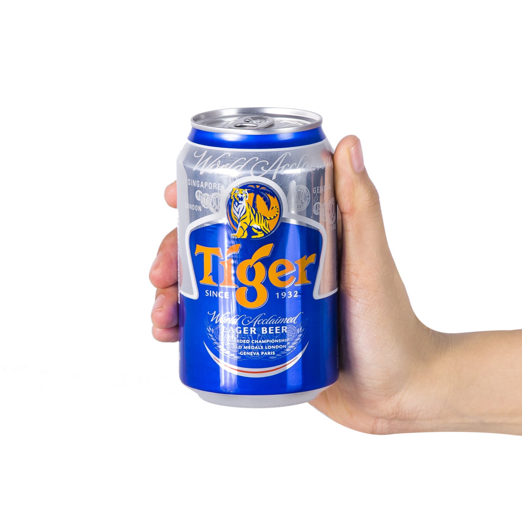 6 lon bia Tiger 330ml