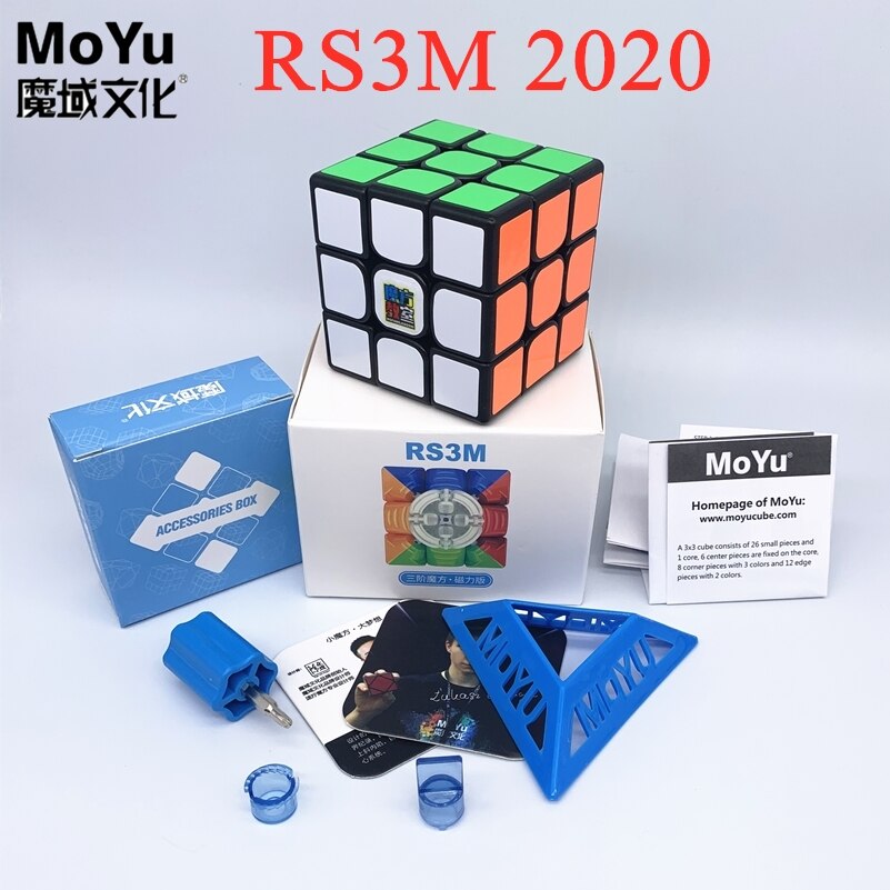 Rubik 3x3 Nam Châm Moyu RS3M Magnetic Flagship Rubic 3 Tầng Khối Lập Phương 3x3x3 Đồ Chơi Trí Tuệ