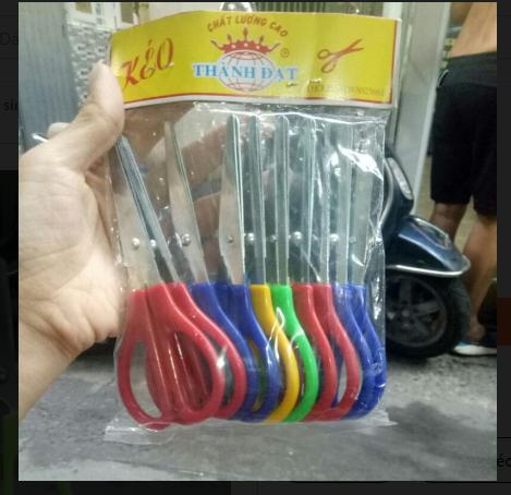 Combo 10 cây kéo cho học sinh nhiều màu
