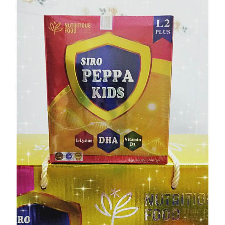 (Mẫu mới) – Siro Peppa Kids L1 Plus cho trẻ biếng ăn. Hộp 30 gói – No Brand >>> top1shop >>> lazada.vn