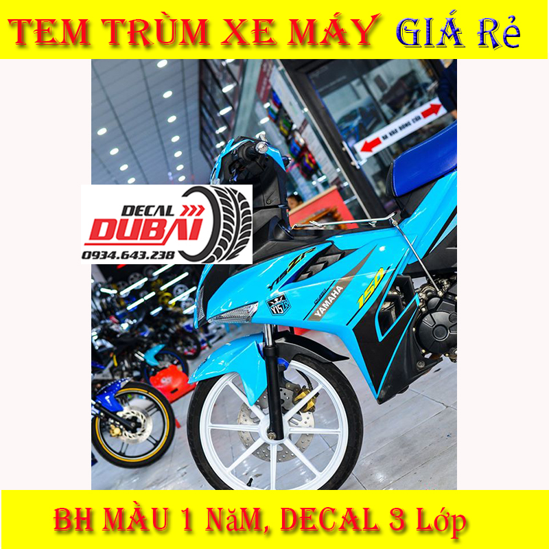 Tem Trùm Exciter 150 Xanh Y15ZR