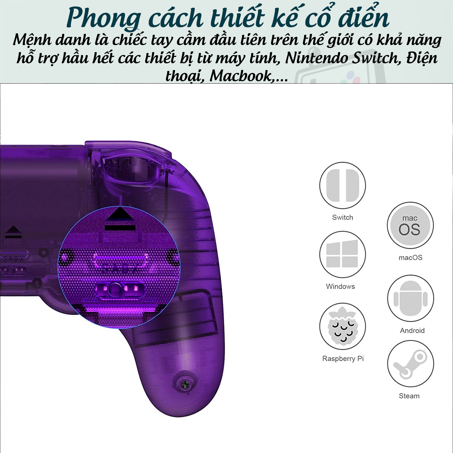 Tay cầm chơi game Bluetooth 8Bitdo Pro 2