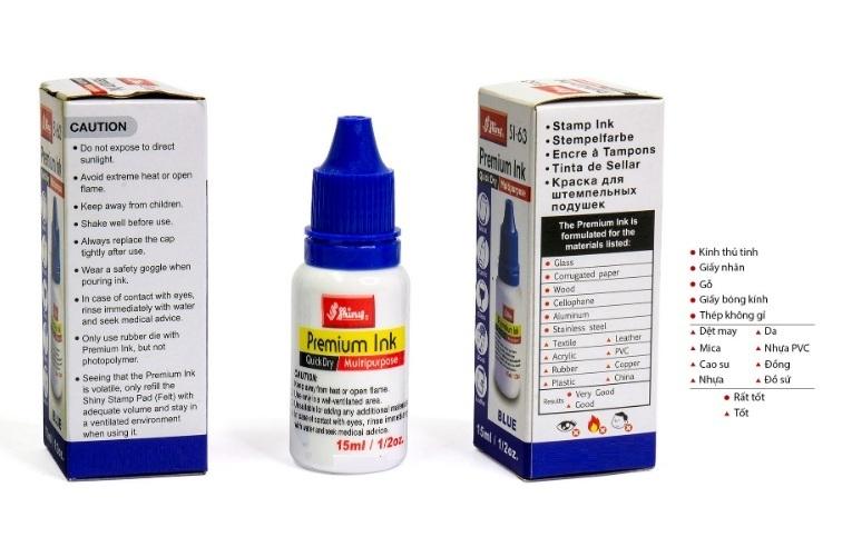 [HCM]Mực chuyên dụng đóng bao bì & trên mọi chất liệu Shiny SI-61 - SI-62 - SI-63 - SI-60