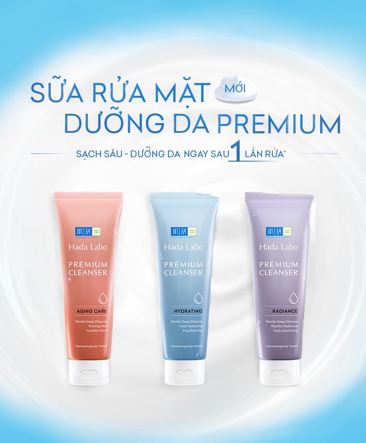 Sữa Rửa Mặt Cao Cấp Hada Labo Premium Cleanser Hydrating 100g