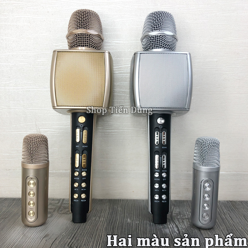 Micro Karaoke Kèm Loa YS98 Bluetooth Kèm 1 Micro Bé Loại 4 Nút