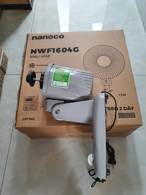 [HCM]Quạt treo tường Nanoco NWF1604G