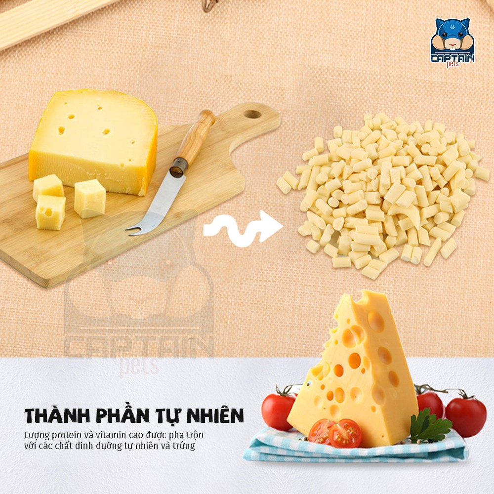 [FREESHIP MAX] Đồ Ăn Vặt Cho Hamster - Phô mai cube - Bách hóa Hamster