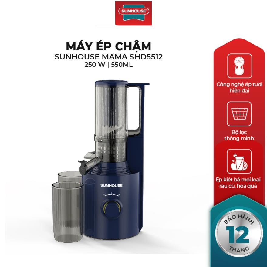 Máy ép chậm SUNHOUSE SHD5512