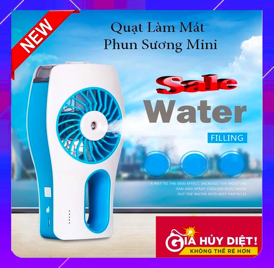 Quạt hơi nước điều hòa mini - Máy điều hòa di động mini - QUẠT ĐIỀU HÒA TÍCH ĐIỆN TẠO ĐỘ ẨM PHUN SƯƠNG - GIẢM NHIỆT ĐỘ - TẠO KHÔNG KHÍ MÁT MẺ TRONG LÀNH - PHÂN PHỐI VÀ BH TRÊN TOÀN QUỐC BỞI HOT TREND SG