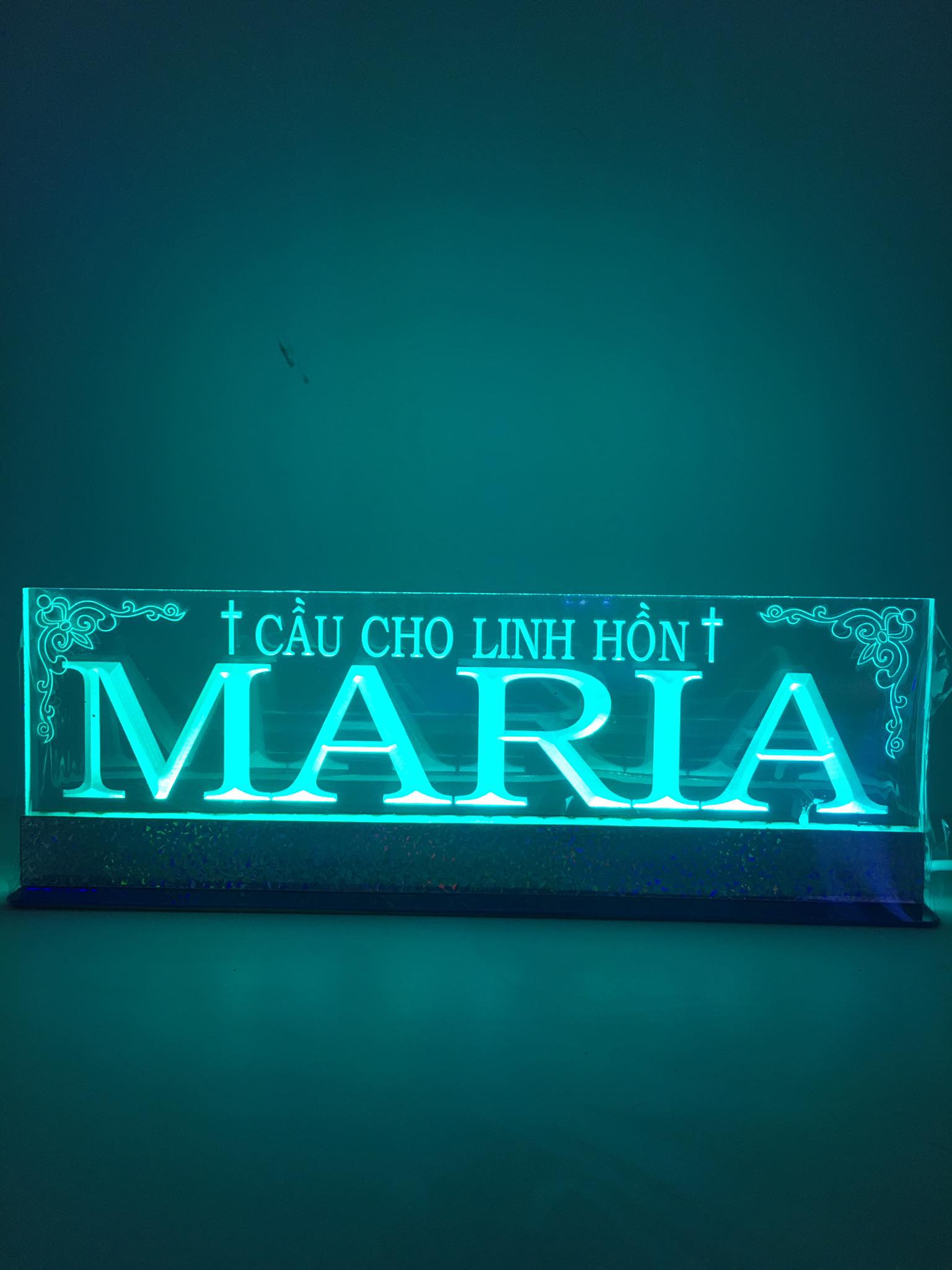 Mica led 7 màu cầu cho linh hồn