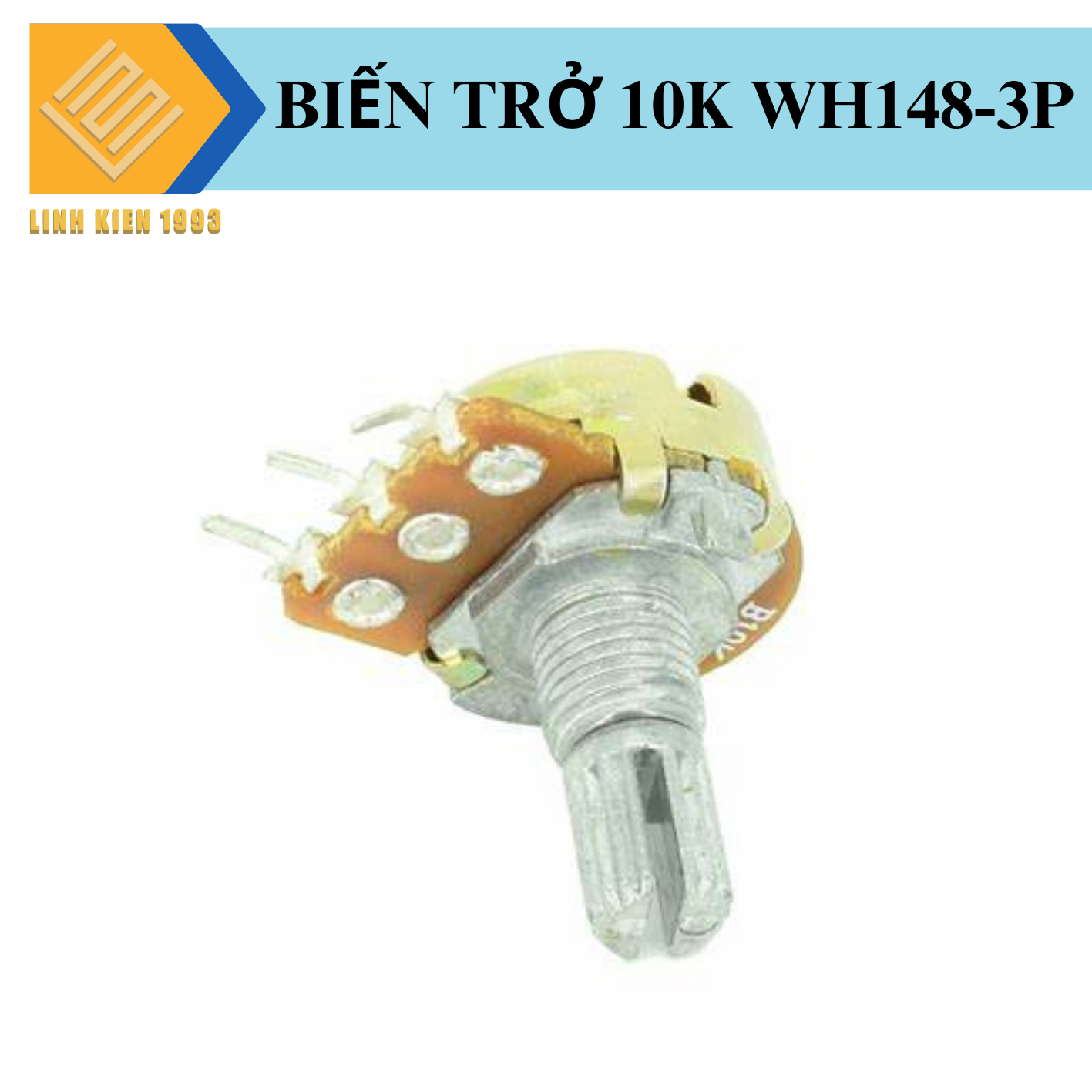 [ 2 CON ] Biến trở vặn volum WH148 10k 3 chân chiết áp