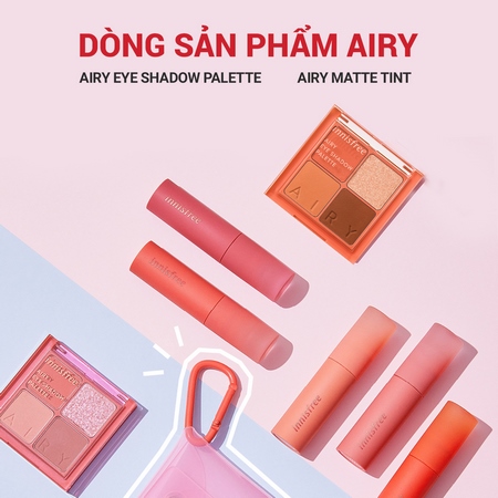 Son kem mỏng nhẹ môi INNISFREE Airy Matte Tint