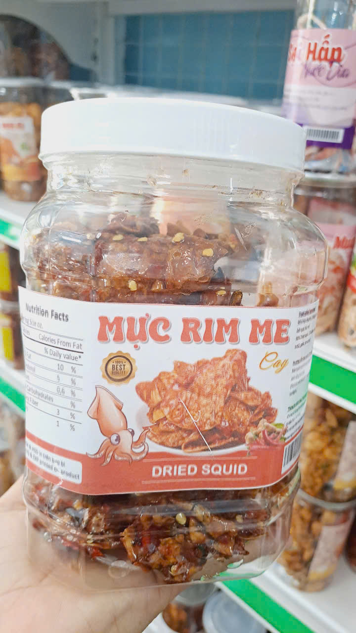 500g MỰC RIM ME CAY NHA TRANG(siêu ngon)