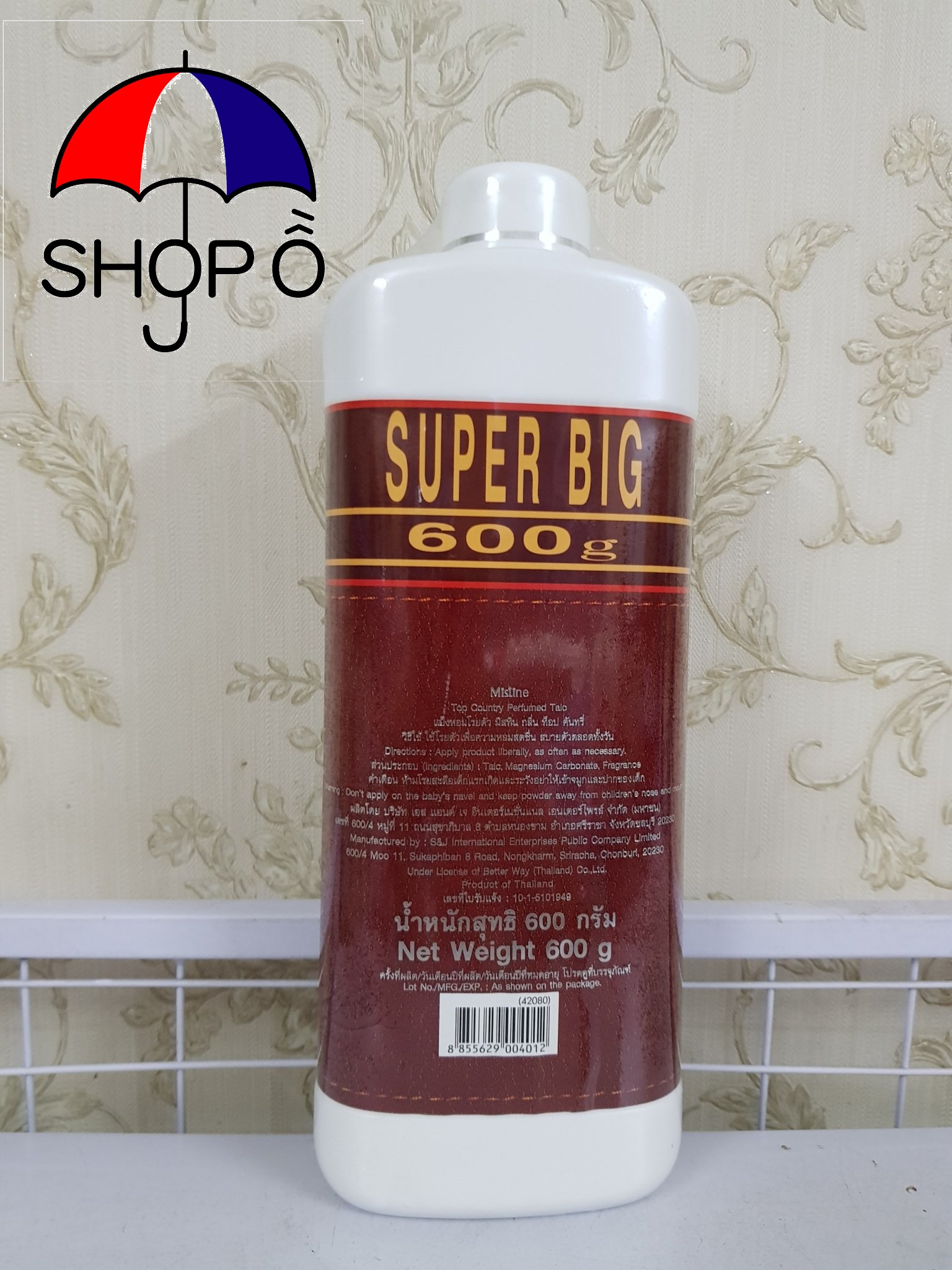 Phấn thơm Top Country Supper big 600g Thái Lan